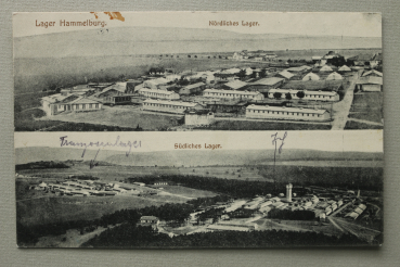 AK Lager Hammelburg / 1914 / Mehrbildkarte / Nördliches Lager / Südliches Lager / Strassen